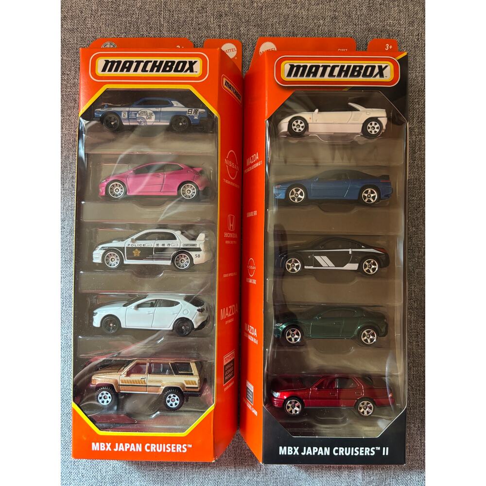 Matchbox MBX Japan Cruisers l and ll, 2 sets